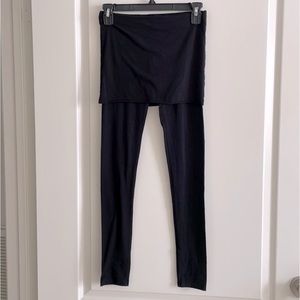 Splendid Fold Over Full Length Leggings